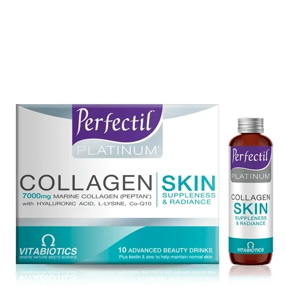 Vitabiotics Perfectil Platinum Collagen Skin Drink 10 X 50ml Skin Suppleness And Radiance Ean 5021265247219 Buy Perfectil Platinum Collagen Skin Suppleness And Radiance Perfectil Platinum Collagen Skin Drink Vitabiotics Perfectil Platinum Collagen Skin