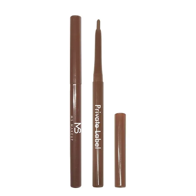 

2021 Hot Selling Makeup Durable Coffee Color Eyeliner Pencil Gule Black Rotatable Waterproof Eyeliner Gel Pen Private Label, 2 color