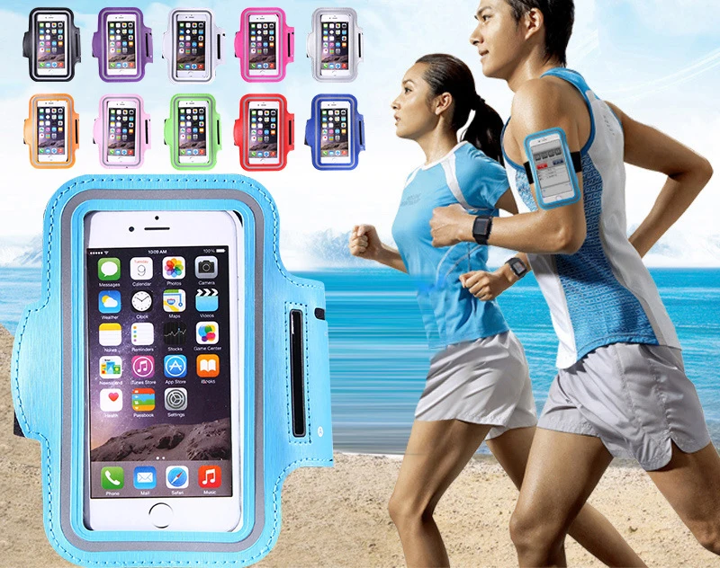 

Amazon Top Seller Waterproof Transparent Reflective Wrist Outdoor Run Hike Camp Ride Bike Walk Sport Touch Screen Phone bags