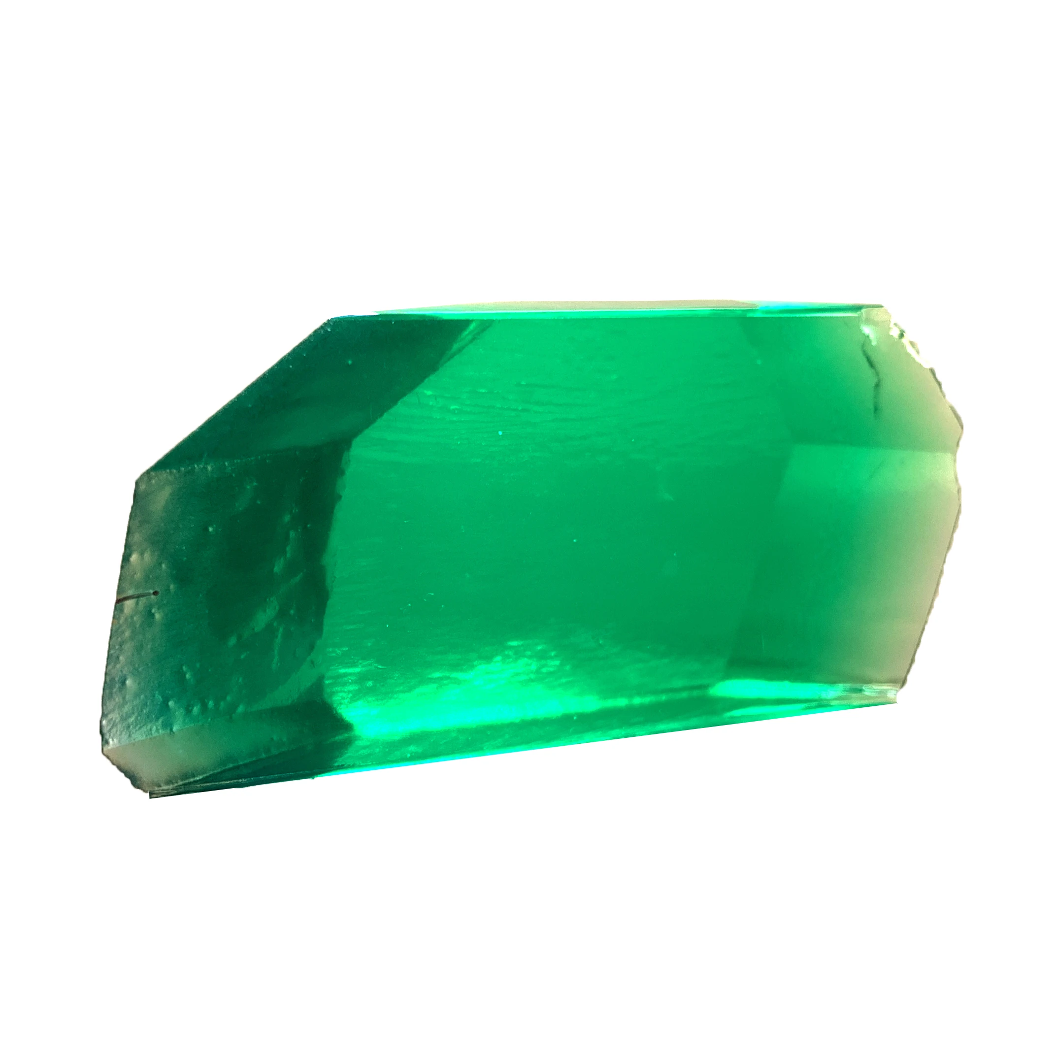 Lab Grown Emerald Colombiacolombian Color Flawless Rough Buy Emerald