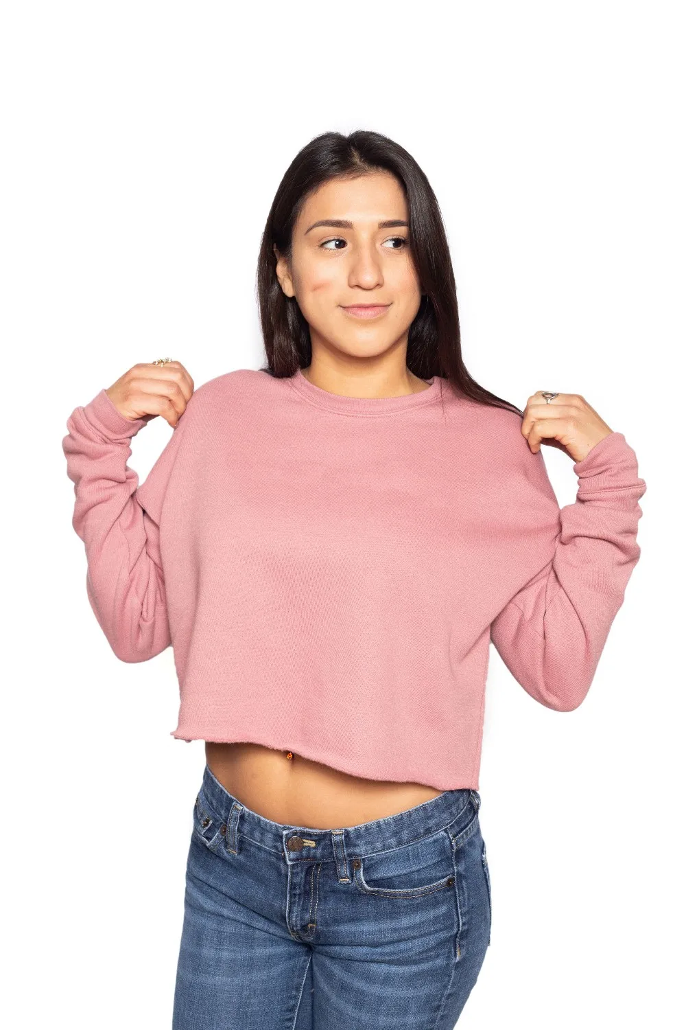 crop top sweat set