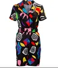 Eleven Halloween Costume Dress Things 3 Geometric Halloween Cosplay Outfit Printed Romper for girls & women