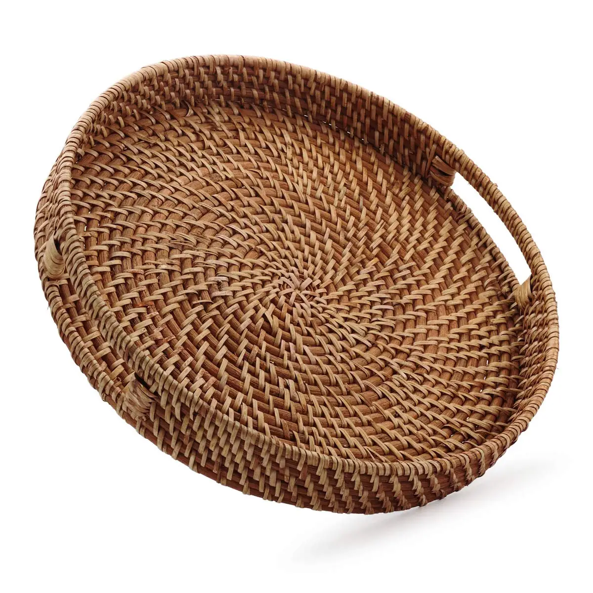Handwoven Rattan Tray For Serving Food Wholesale/ Rattan Basket/ Wicker