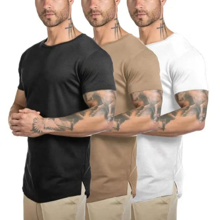 

LW-Cheap high quality wholesale men 95 cotton 5 spandex t shirts, As picture or customized make