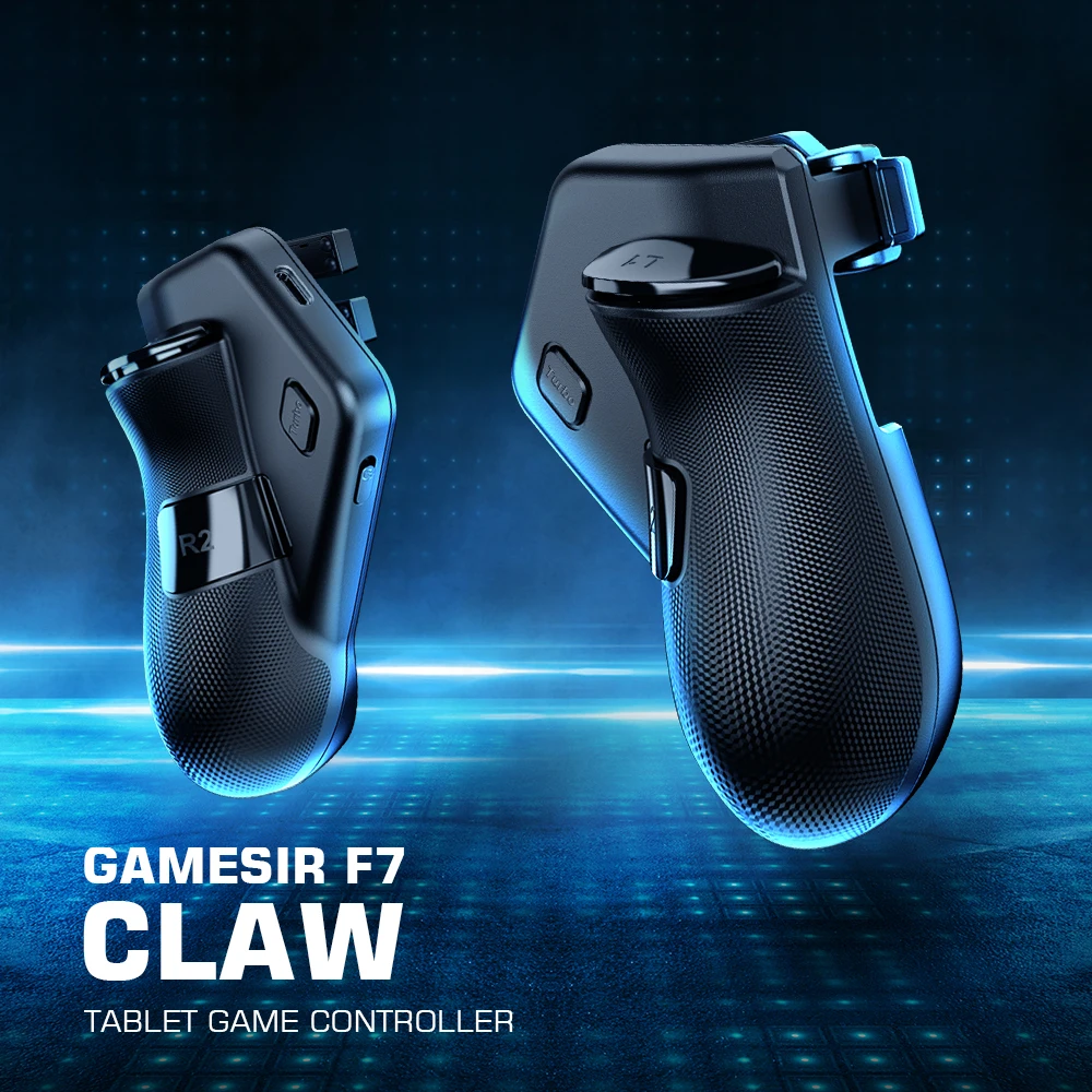 

GameSir F7 Claw Tablet Controller Joystick iPad / Android Tablets Plug And Play Gamepad For PUBG Call Of Duty Mobile Legends