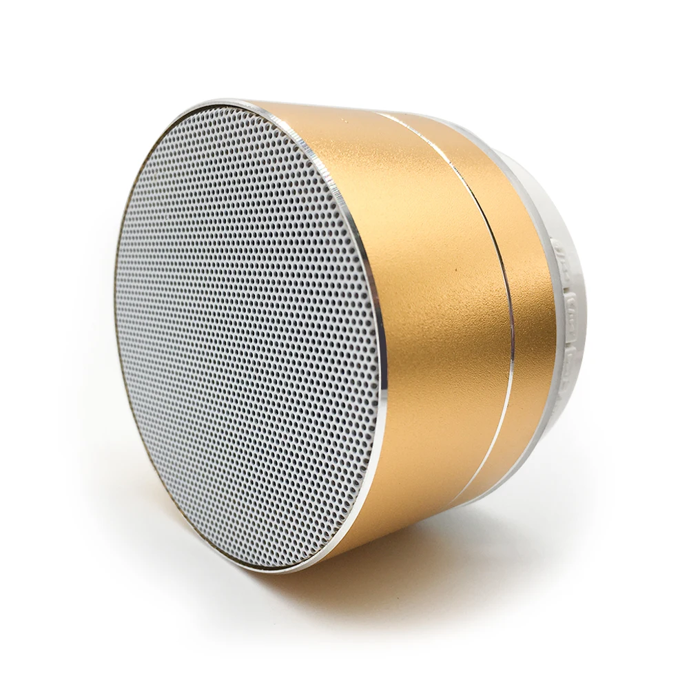 

2020 Factory price speaker FM radio mini sound link with led light smart wireless Speakers, Gold, silver, red, blue, black