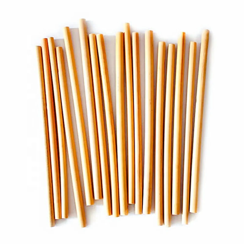 

Eco-friendly Reusable Wooden Customized Logo Biodegradable Drinking Bamboo Straw