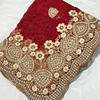 Indian Style Stone Work Wedding Saree with Blouse
