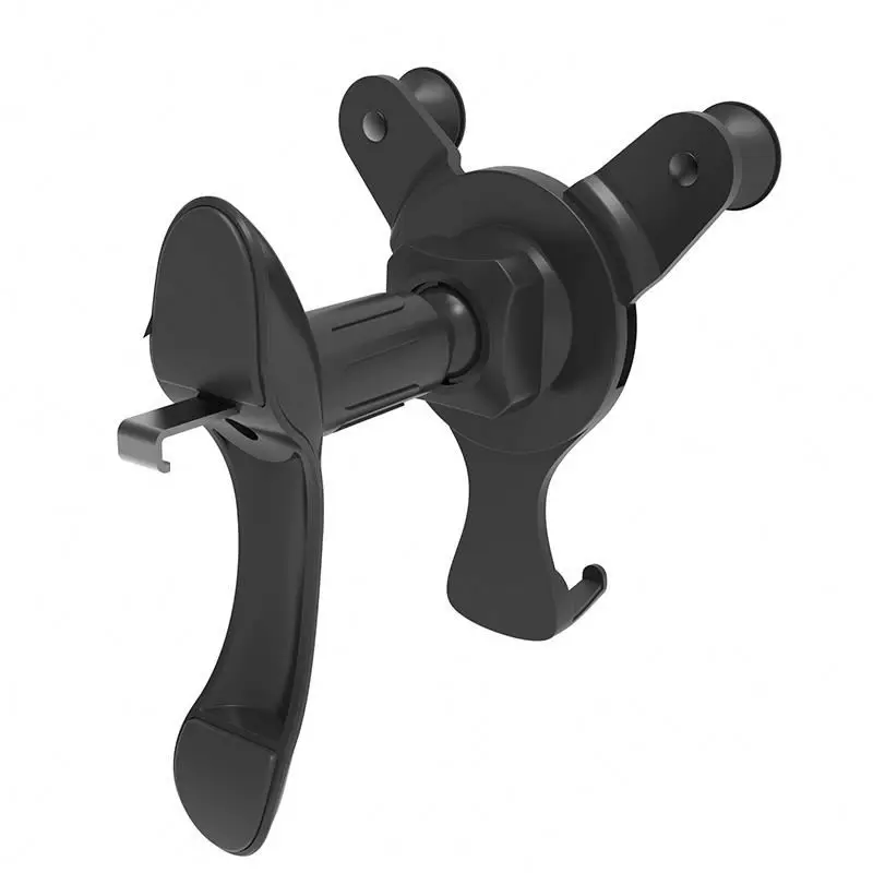 

Double clip car phone holder REK6s car holder for mobile phone, Black