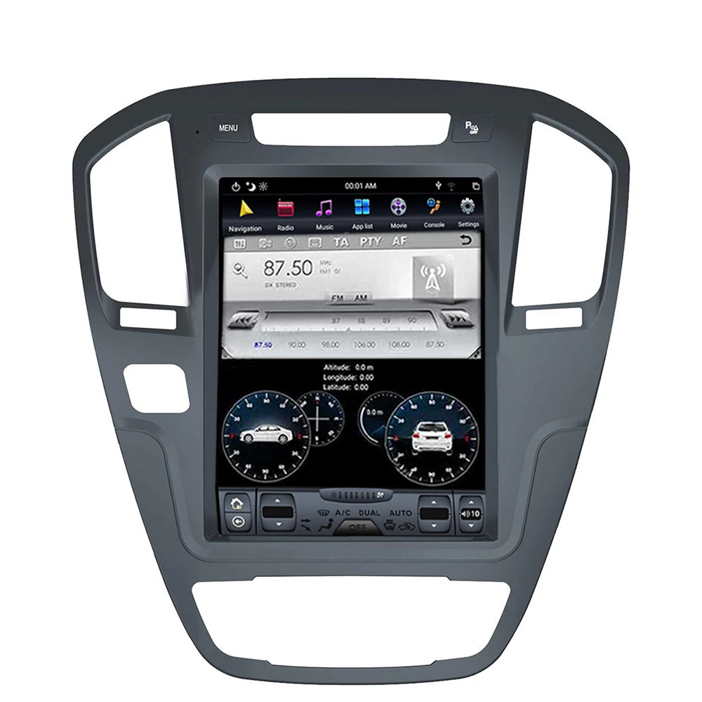 

Aucar Vertical Style 10.4" Android 9 For Buick Regal/Insignia 2009-13 Car Radio Multimedia GPS Navi Dvd Carplay Headunit Stereo, Black