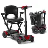 3 Wheel Lightweight Folding Mobility Scooter - Red Speed Mode NEW