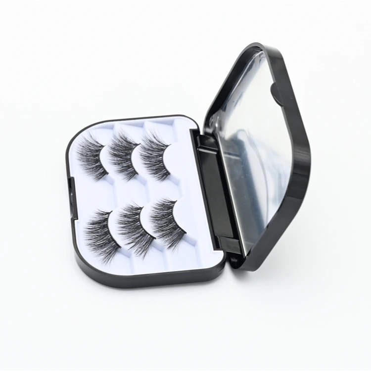 

5 Pairs Natural Strip False Eyelashes Cheap Price Lashes Kit Wispy Style Individual Box Design Custom Logo Wholesale Factory