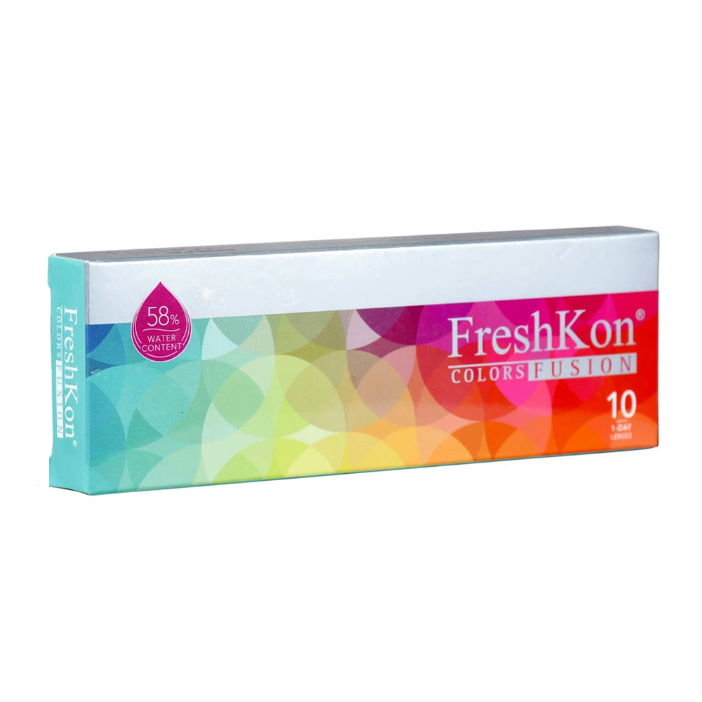 

Color Fusion 1Day 30pcs FreshKon Daily disposable Soft colored cosmetic contact lenses