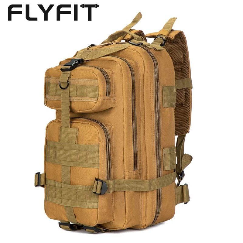 

FLYFIT Mens Wholesale Custom 25L MOLLE System 3 Days Bug Out Bag Assault Hiking Backpack Army Tactical Military Backpack, Customize color