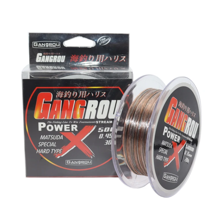 

China carbon 50m 1 to 3.5 LB front lead line shadowless nylon fly fishing line, Silver