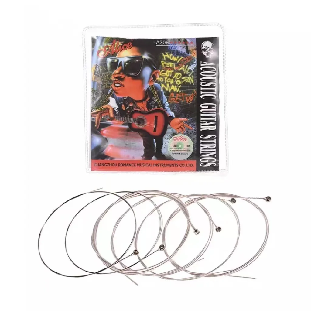 

Acoustic guitar string wholesale guitarra Stringed Instruments Parts & Accessories Alice A306 end ball