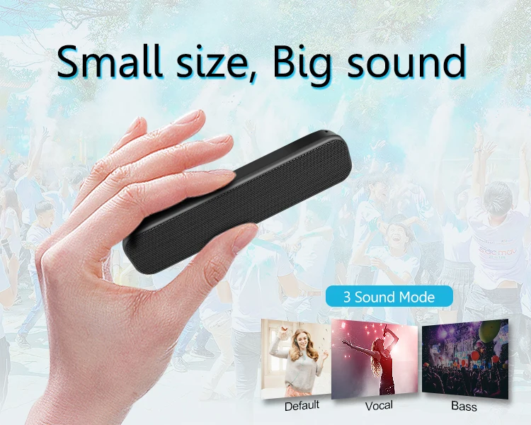 2020 Latest Manufacturers Wholesale Mini Wireless Outdoor Portable Stereo Sports Wireless Bluetooth Speaker - ANKUX.COM