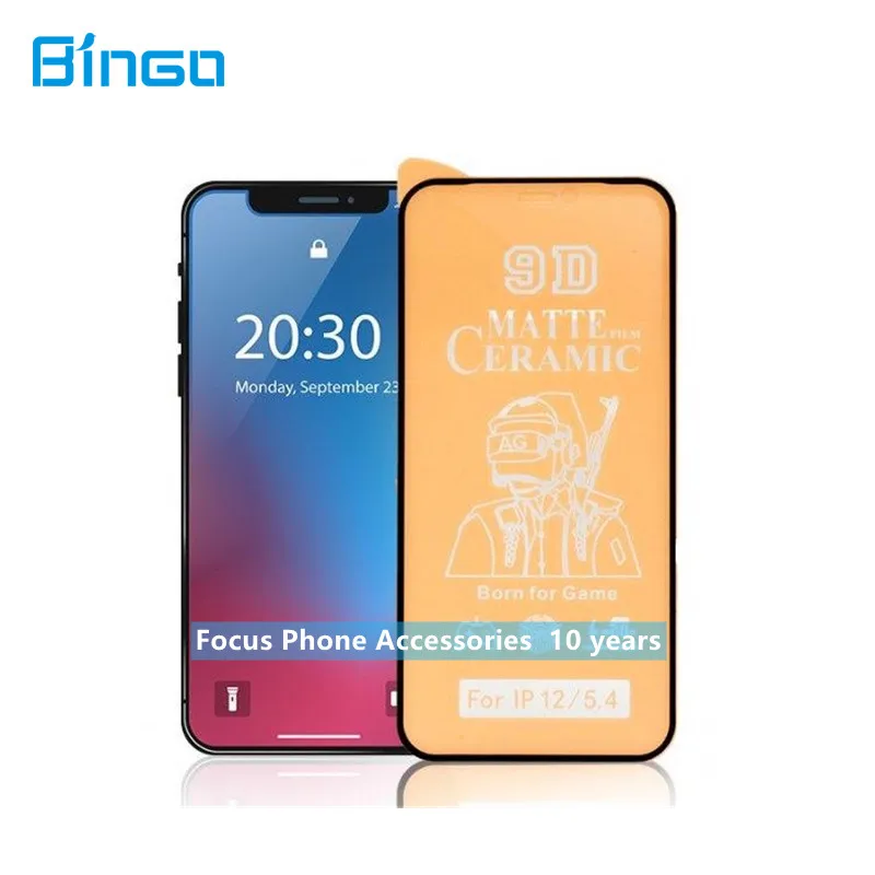 

2.5D PET TPU Ceramic Matte 9D 21D Screen Protector film For iPhone 11 12 pro 6 6s 7 8 plus XR X XS Max