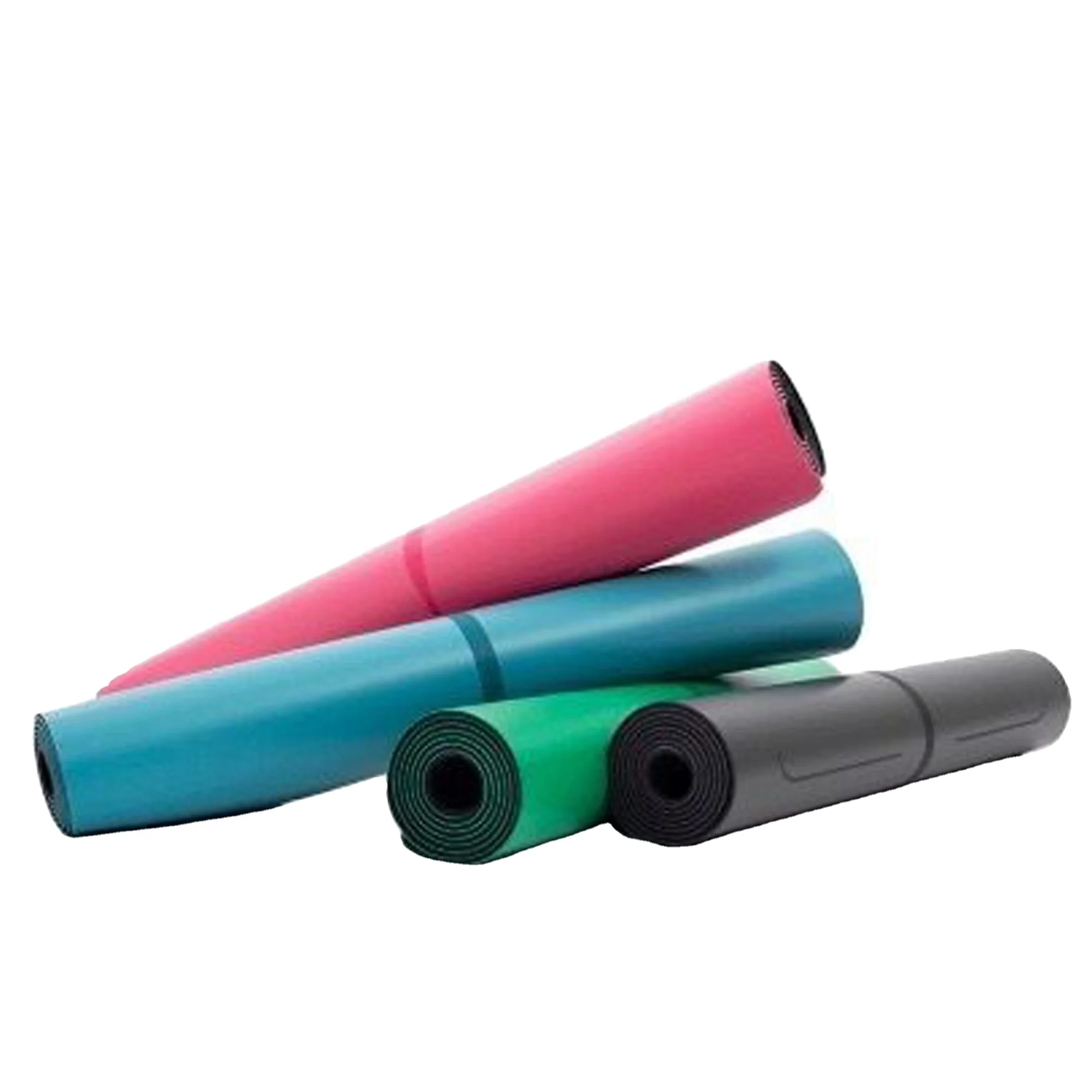 

TOPKO Hot Anti Slip Sweat Absorption Leather personalised yoga mats, Green, black or customized