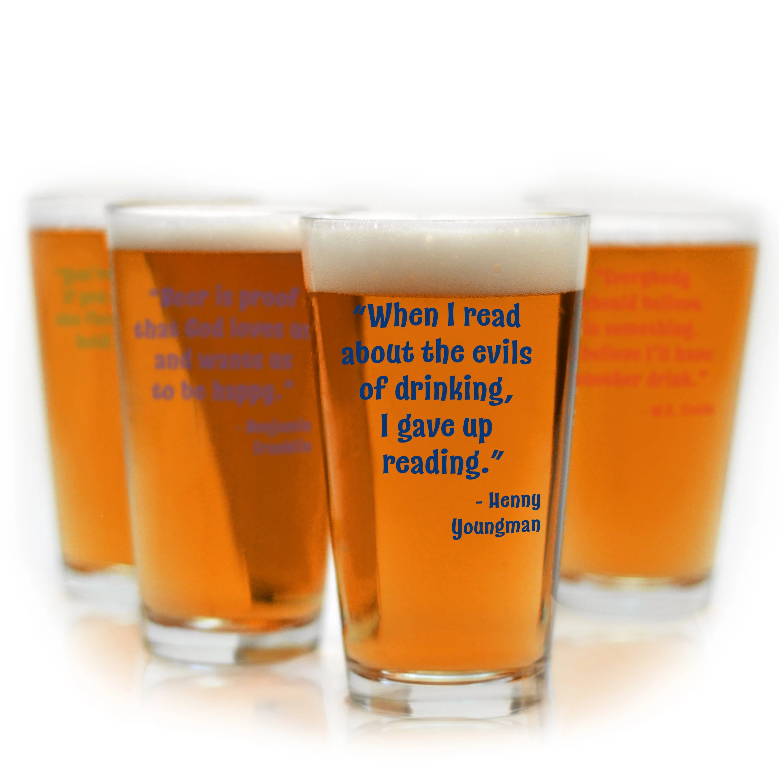 Custom Personalized Screen Printed Pint Beer Glasses Buy Customized Print Color Imprint Design