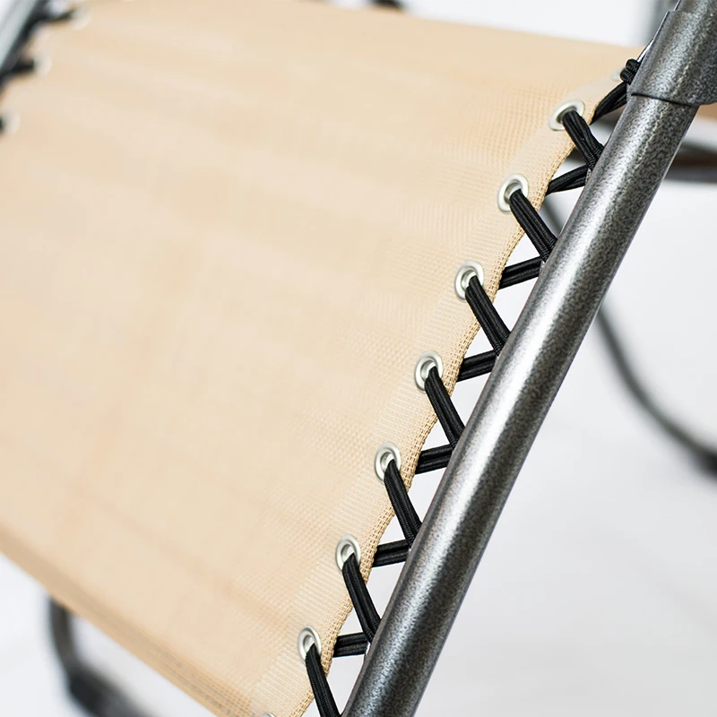 
Metal And Fabric Strong Folding Beach Chaise Lounge Chairs for Wholesale 