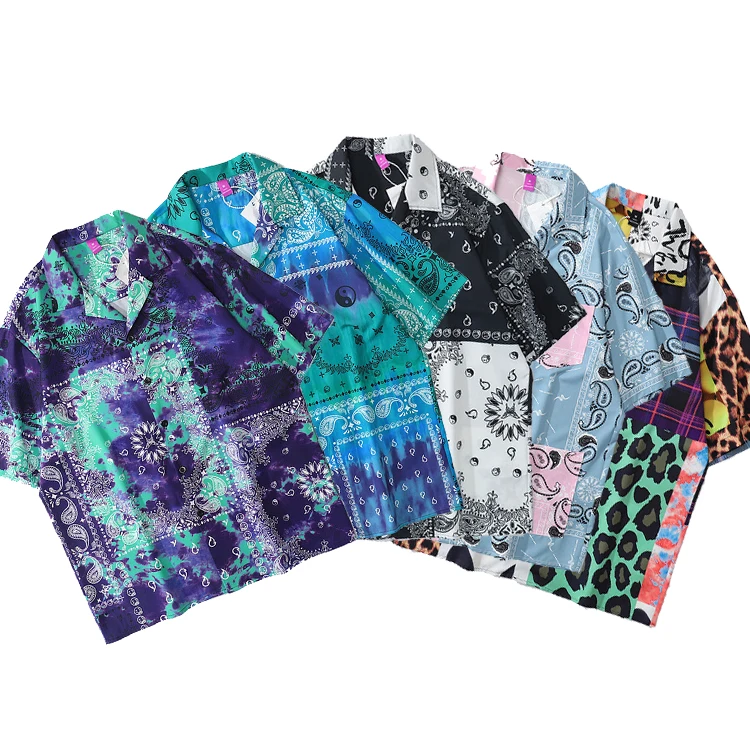

Retro Vintage Bandana Shirts For Men