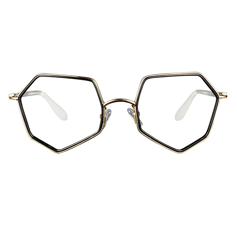 

Stylish Newest Trend Women Geometric Spectacle Eyeglasses Frames Nice Metal Glasses Frames