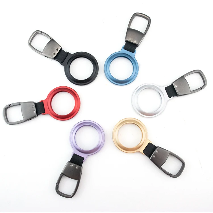 

Slimoro creative wireless portable tracker 3D luxury waterproof protective cover for airtag case cute metal strap buckle