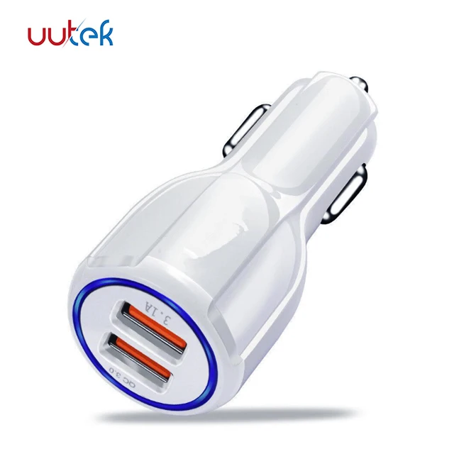 

UUTEK RS-681 Trending Products 2022 New Arrivals Usb Car Charger Electric Car Charger Station QC 3.0 Fast Car Mobile Charger