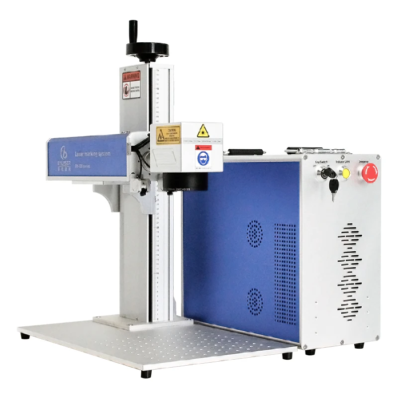 

Desktop IPG Raycus JPT 20w 30w 50w 60w 100w Optical Fiber Laser Marker Laser Marking Machine For Metal