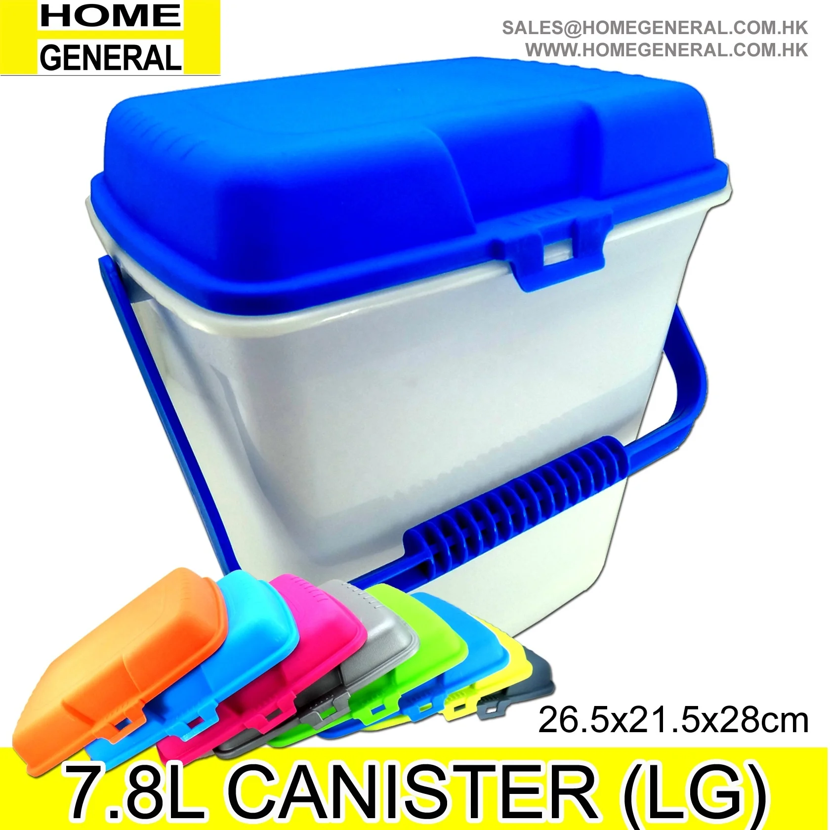 4l All Purpose Plastic Storage Container With Lid And Handle Storage