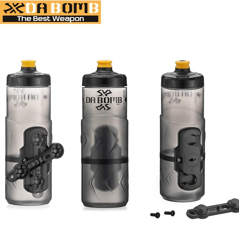 

DABOMB Bike Components Magnetic Mount Bicycle 600ml Water Bottle