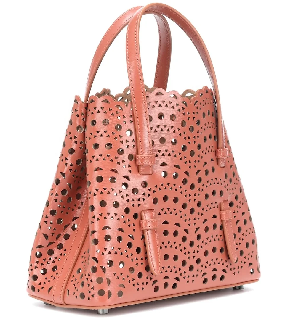 lucy leather tote bolsa