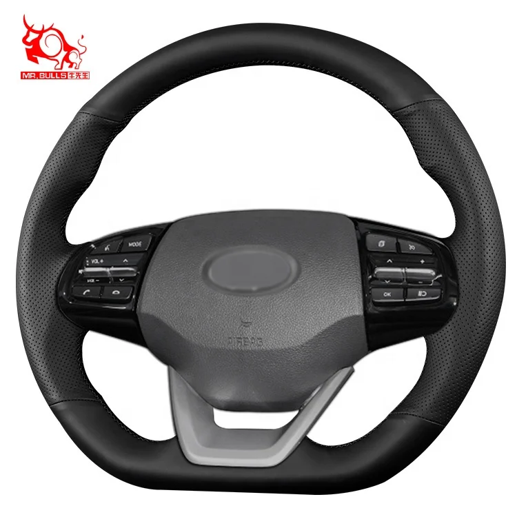 

car accessories car steering wheel cover leather steering wheel covers for Kia ix35, Customized color