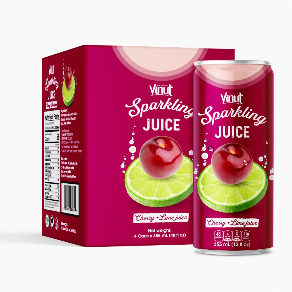 
330ml Lemon non alcoholic sparkling juice sparkling water brands 