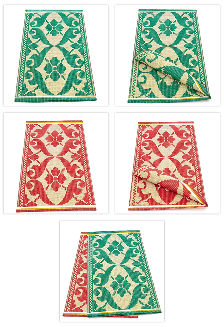 Jacquard Technics Made Pp Plastic Woven Floor Mat Buy Woven Mat