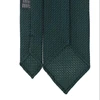 Handmade Italian Grenadine Silk Green Untipped ties
