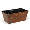 MEDIUM GARDEN RECTANGLE EMBOSSED PLANTER