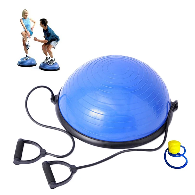 

Factory direct sale yoga balance hemisphere anti-burst ball pilates fitness wave speed ball, Pink/blue/purple/grey