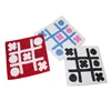Tic toc Design Glass Beaded Coasters
