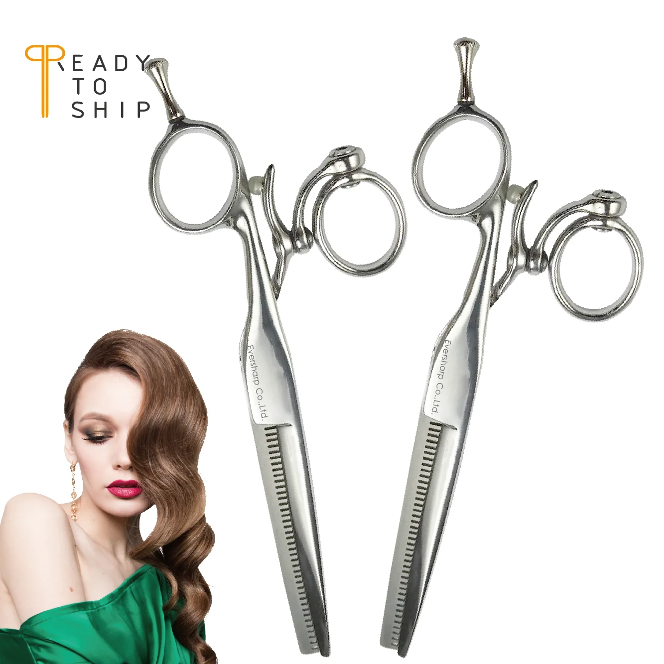 

New Professional Double Swivel Hair Scissors Thinning
