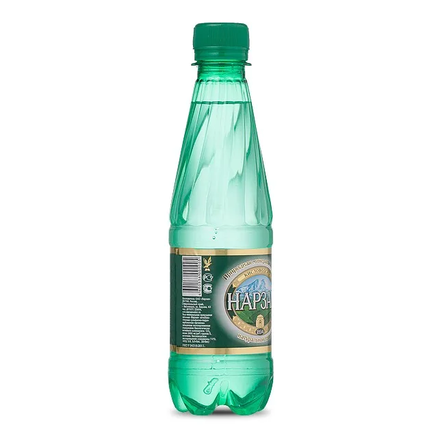 narzan pet 0,33 bottled carbonated mineral drinking water