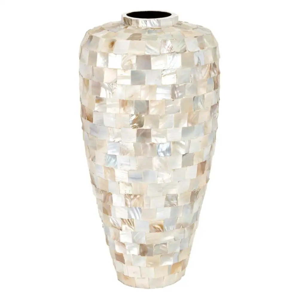 
Home decor mother of pearl tall plant vase for wedding decoration wholesale 