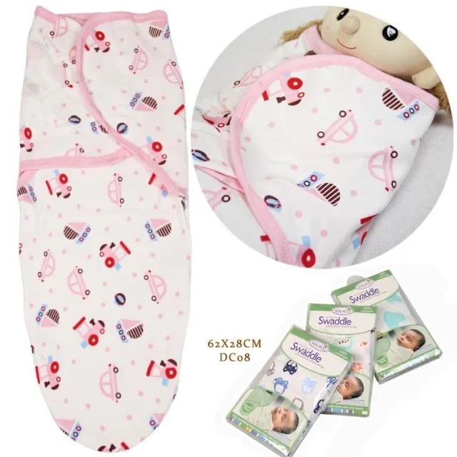 

EVERYSTEP Baby Sleeping Bag Baby Swaddle Baby Newborn Blanket Adjustable Infant Wrap, Pink