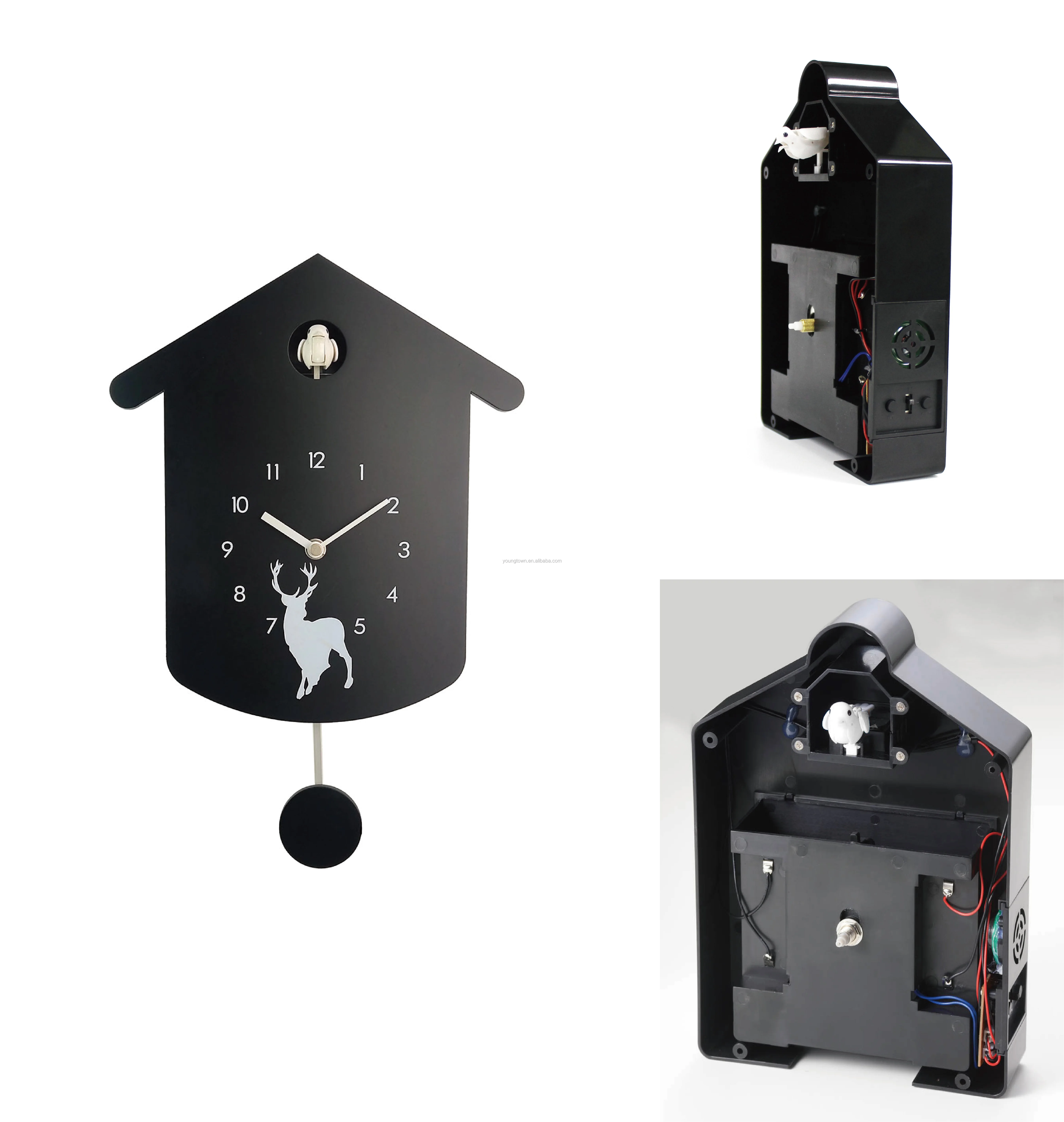 Modern Design Quartz Cuckoo Clock With Pendulum Wholesale Quartz Cuckoo