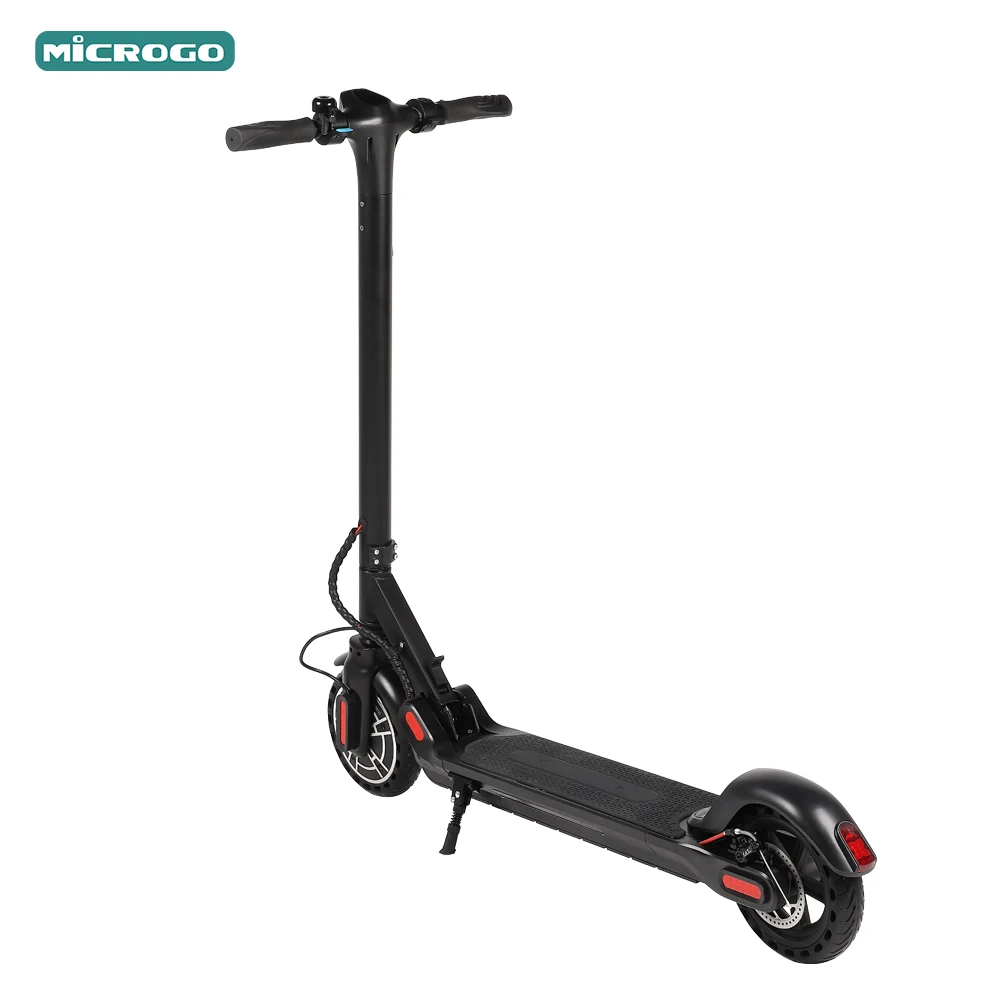 

Microgo electric scooter trotinette electrique 350w europe warehouse stock citycoco 2 wheel with electronic brake and disc brake, Black
