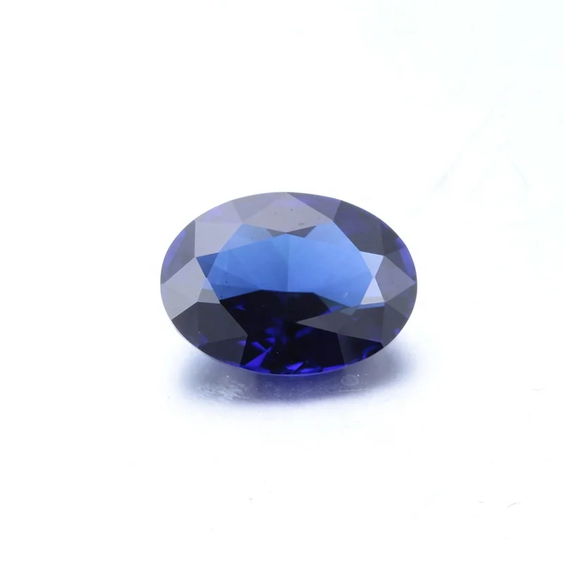 

Lab created loose gemstones 7 carat blue sapphire for blue sapphire mens ring in stock, Royal blue