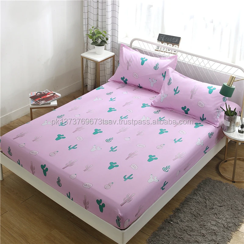 White Bed Linen Pure Cotton Bed Linen Plain Sheet Set Satin Covers