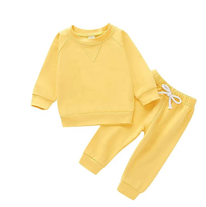 Toddler Solid Colour Kids Sweat Suit - Buy Kids Sweat Suit,Plain Sweat ...