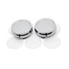 Customized high quality compact mirror epoxy sticker